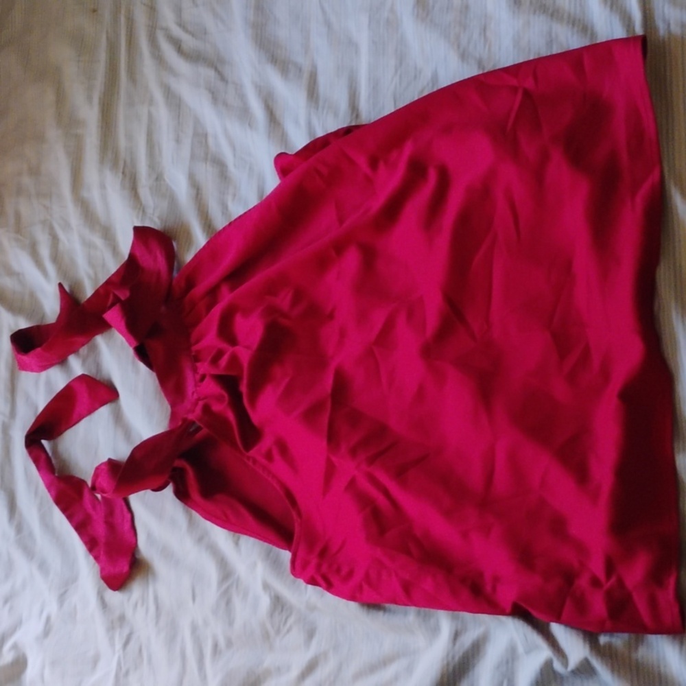 Red dress shirt